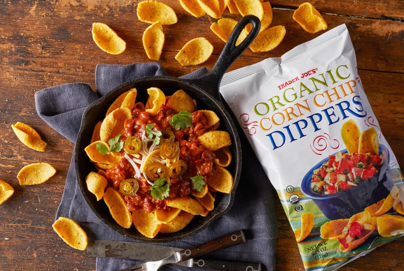 Trader Joe's Organic Corn Chip Dippers, 9.75 oz.