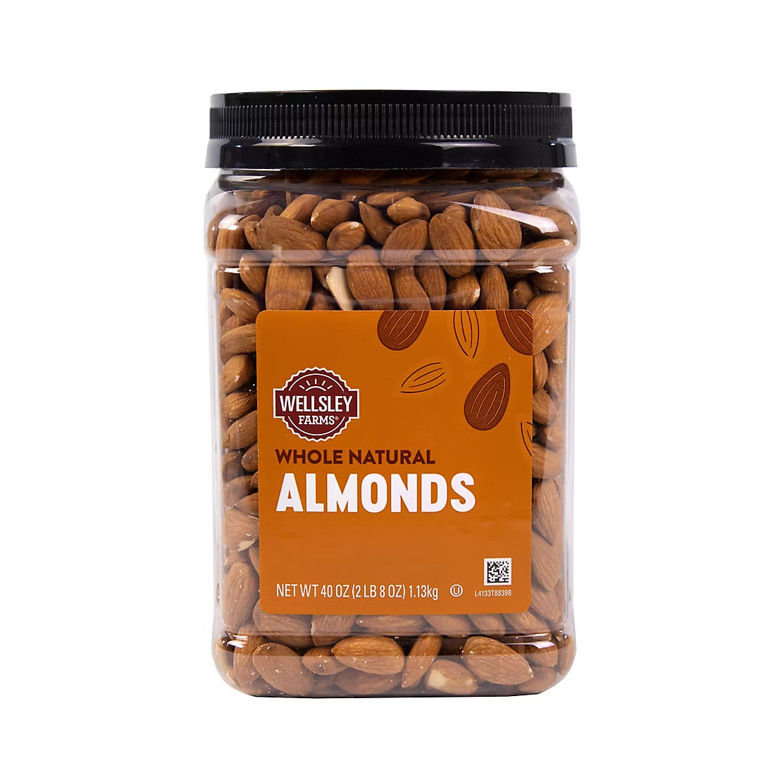 Wellsley Farms Whole Almonds, Snacks, 40 oz.