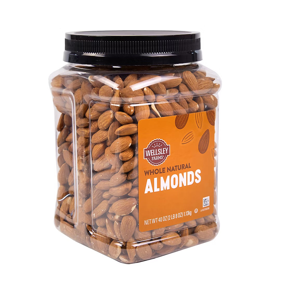 Wellsley Farms Whole Almonds, Snacks, 40 oz.
