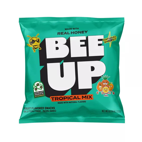BEEUP Fruit Snacks Tropical Mix, 7.76oz.