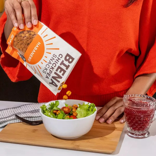 Biena Chickpea Snacks Habanero, 8oz.
