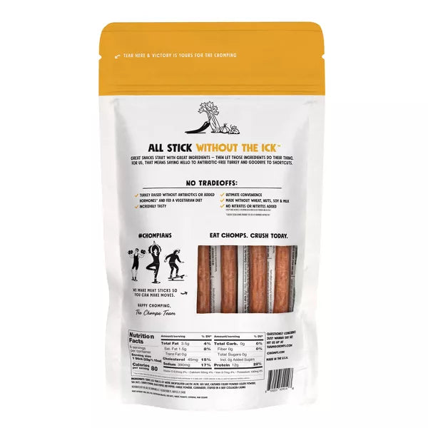 Chomps Original Turkey Sticks, 9.2oz/8ct.