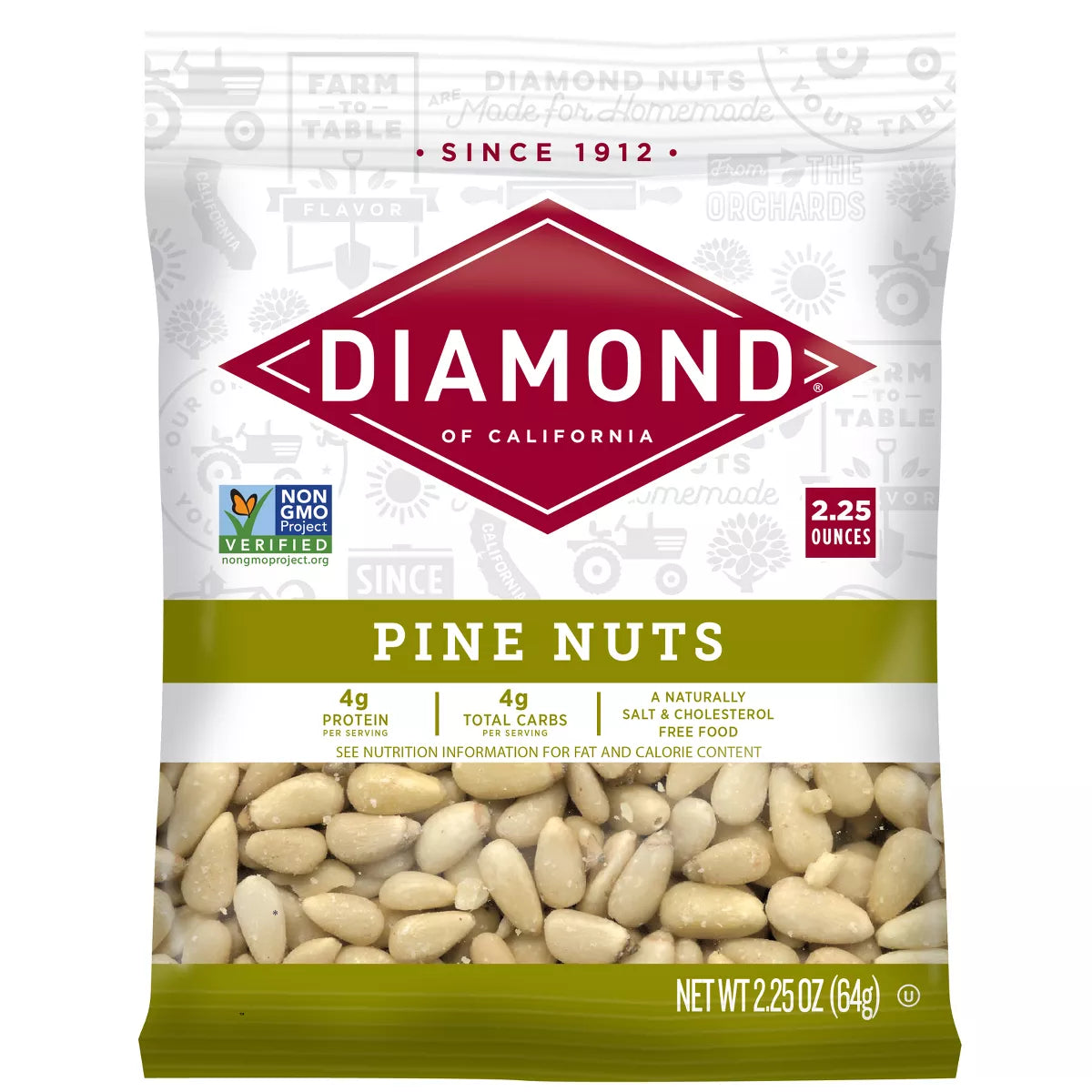 Diamond Pine Nuts, 2.25oz.