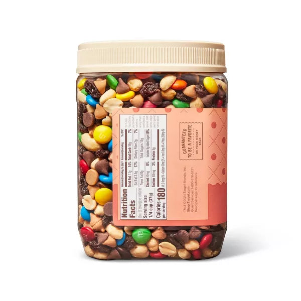 Favorite Day Monster Trail Mix, Peanuts, Peanut Butter Chips, Milk Chocolate Candies, Raisins, M&M’s, 36oz.