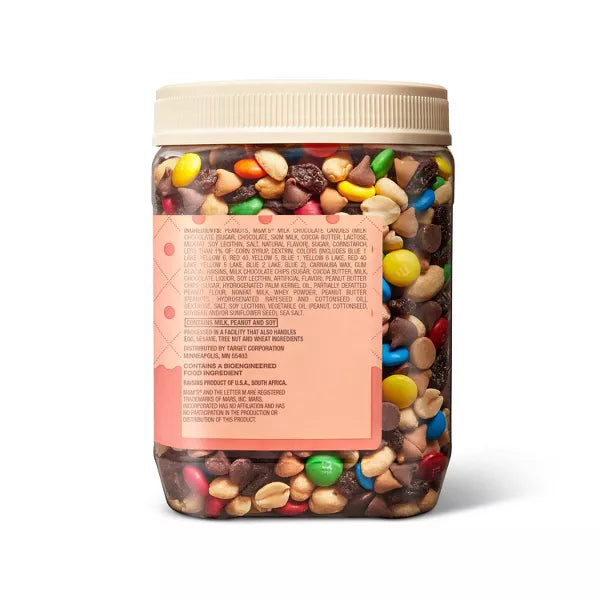 Favorite Day Monster Trail Mix, Peanuts, Peanut Butter Chips, Milk Chocolate Candies, Raisins, M&M’s, 36oz.