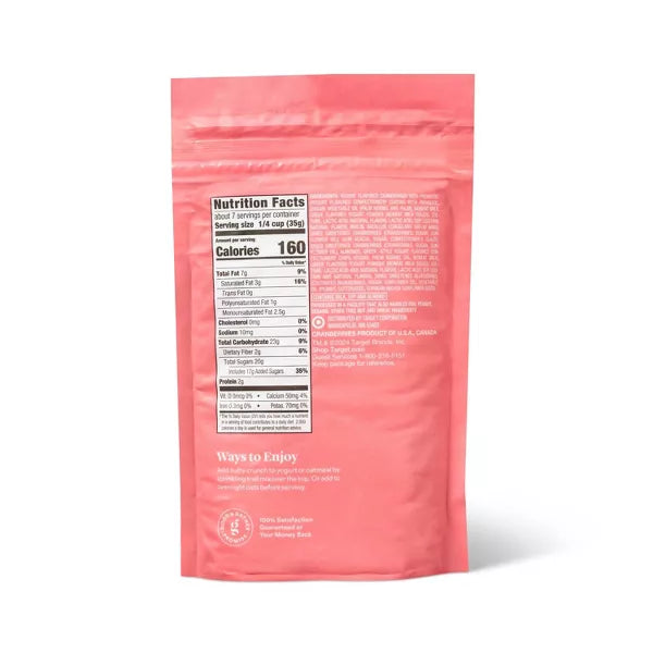 Good & Gather Probiotic Fruit & Yogurt Trail Mix, 9oz.