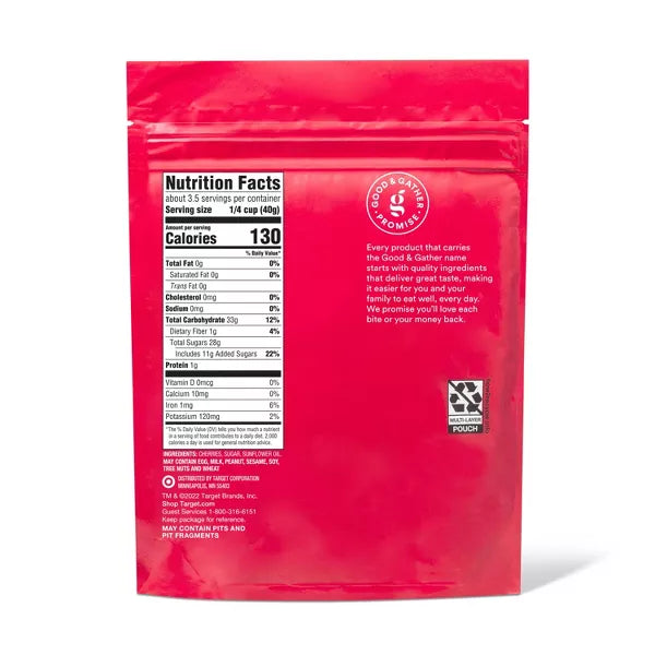 Good & Gather Dried Sweetened Cherries, 5oz.