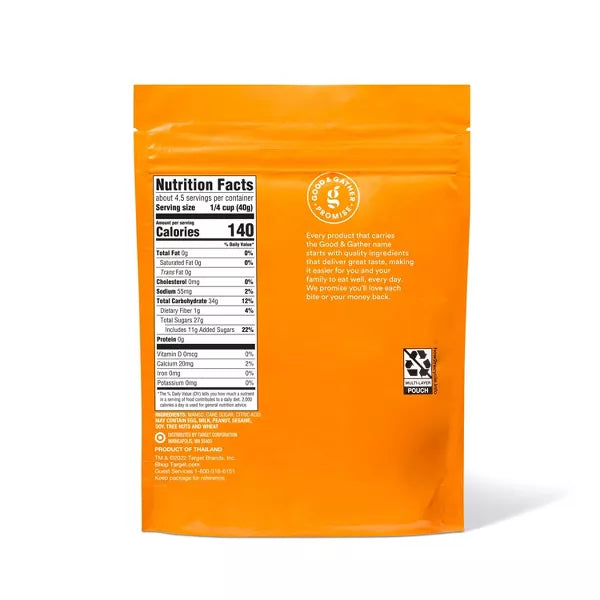 Good & Gather Dried Sweetened Mangos, 6oz.