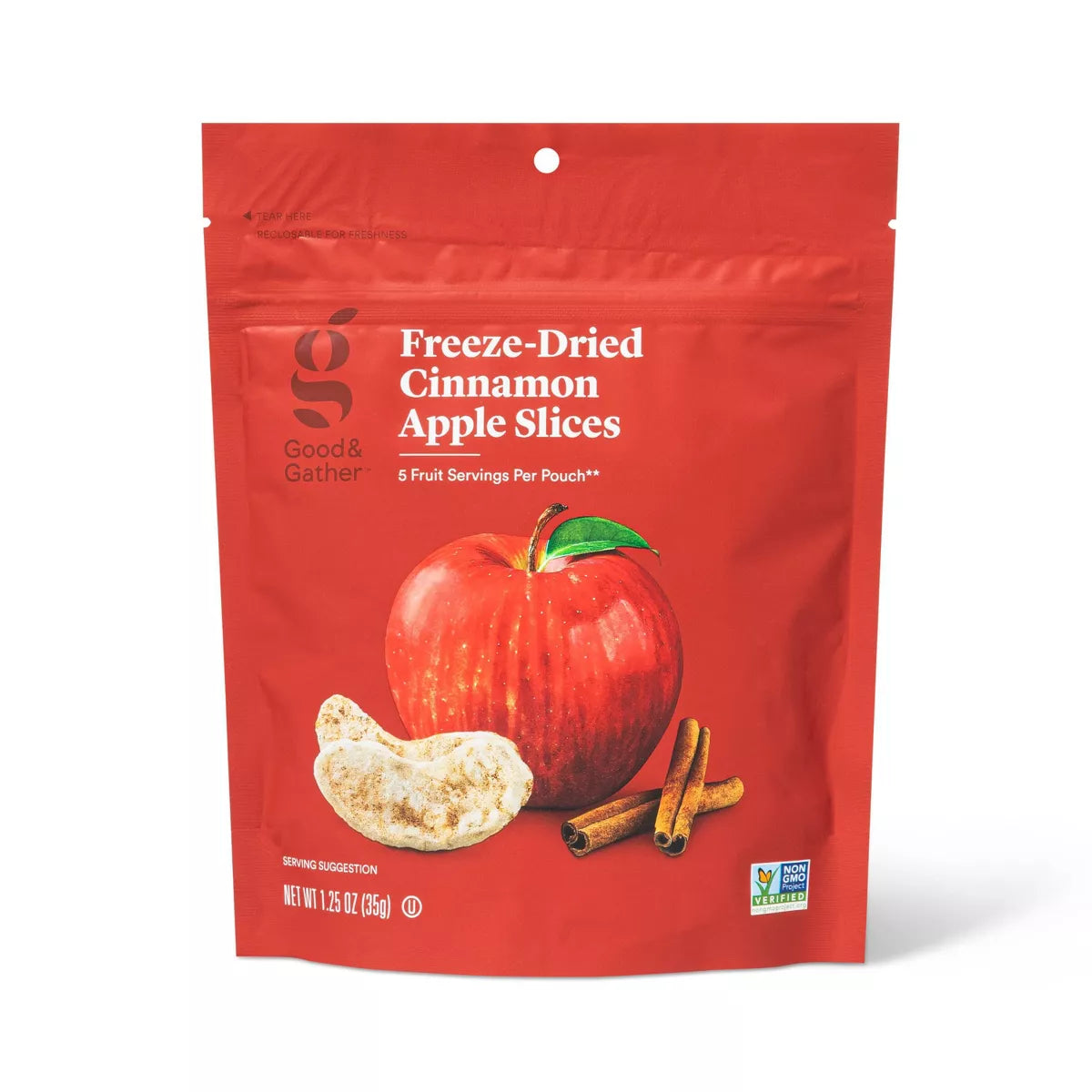 Good & Gather Freeze Dried Cinnamon Apple Slices, 1.25oz.