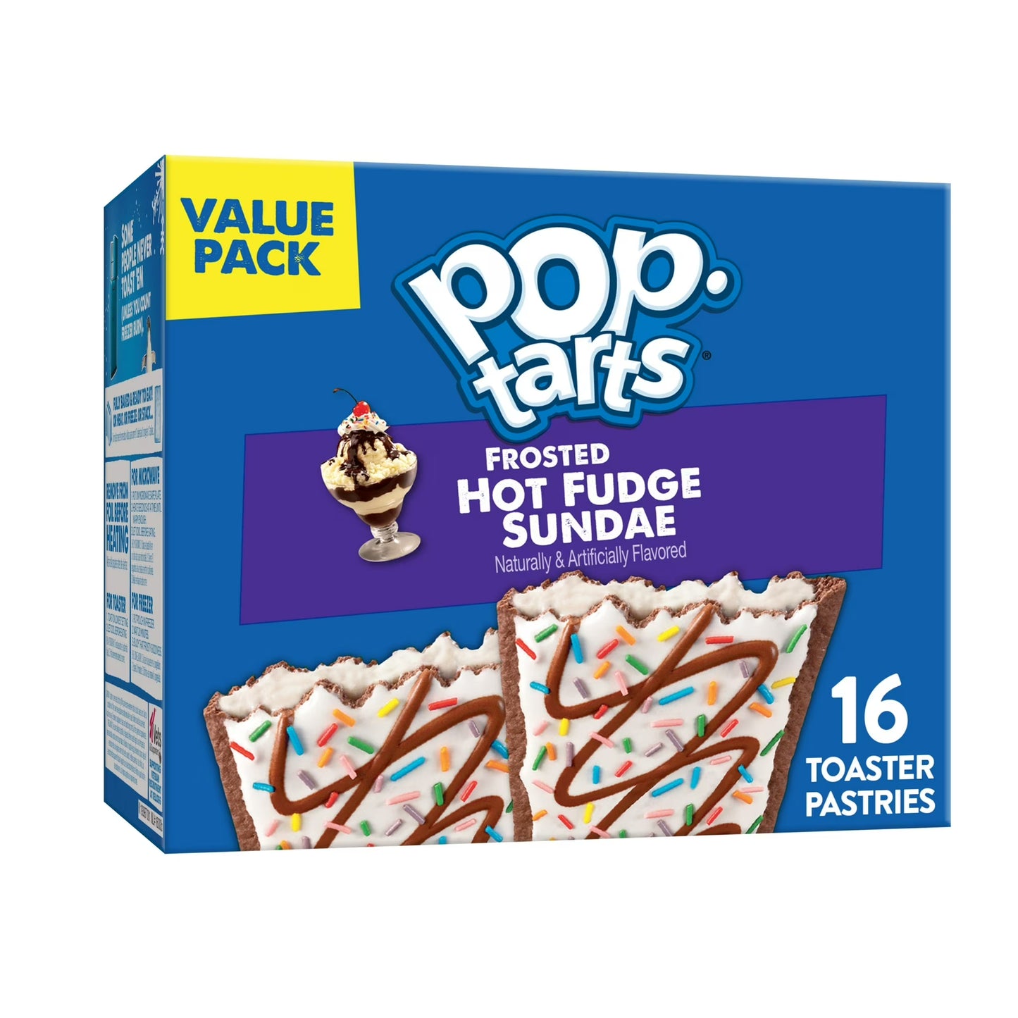 Pop-Tarts Frosted Hot Fudge Sundae Toaster Pastries, 16 ct, 27 oz