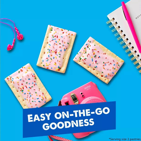 Pop-Tarts Frosted Strawberry Milkshake Pastries, 8ct/13.5oz.