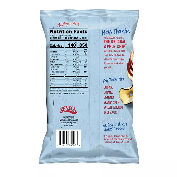 Seneca Original Red Apple Chips, 2.5oz.