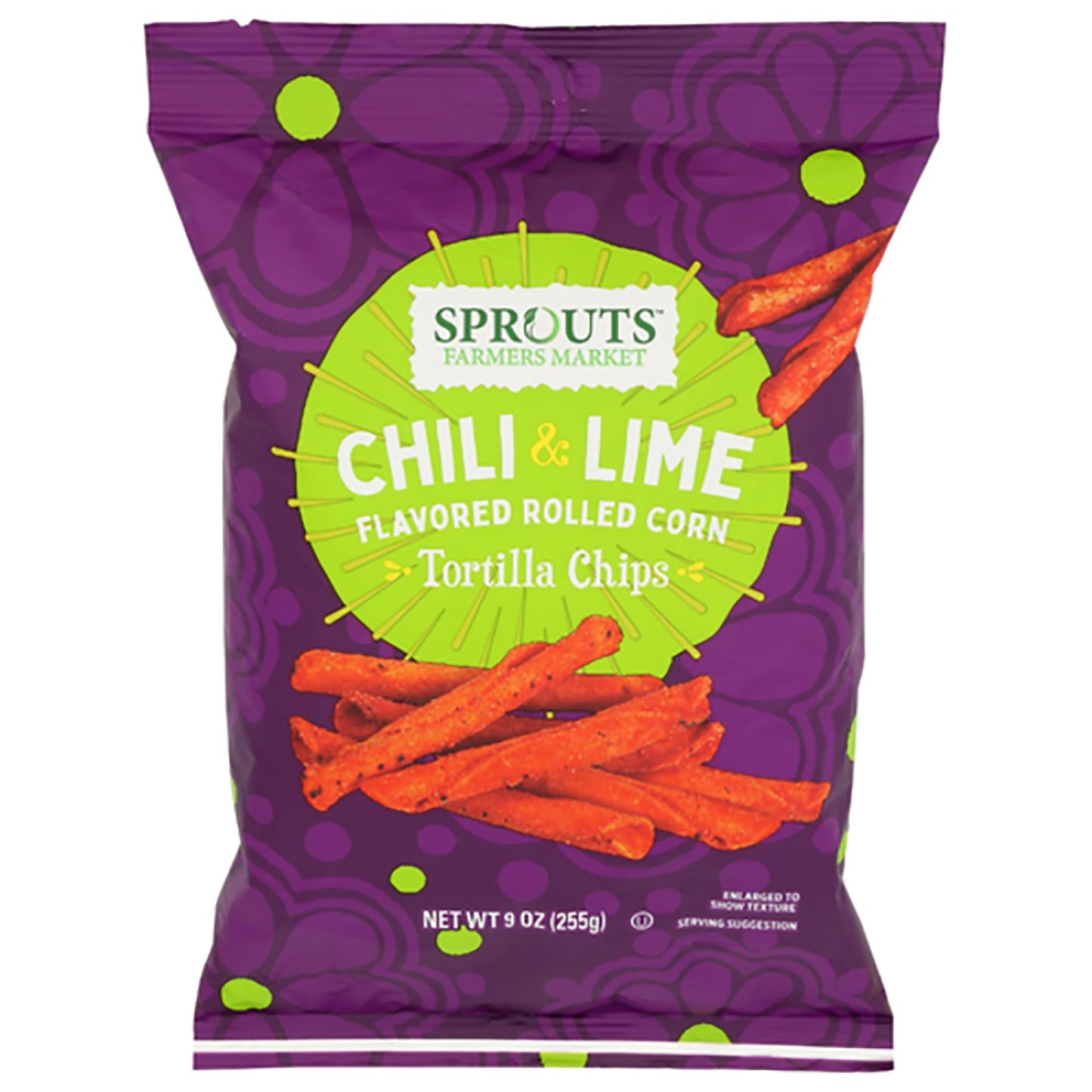 Sprouts Chili & Lime Rolled Tortilla Chips, 9 oz.