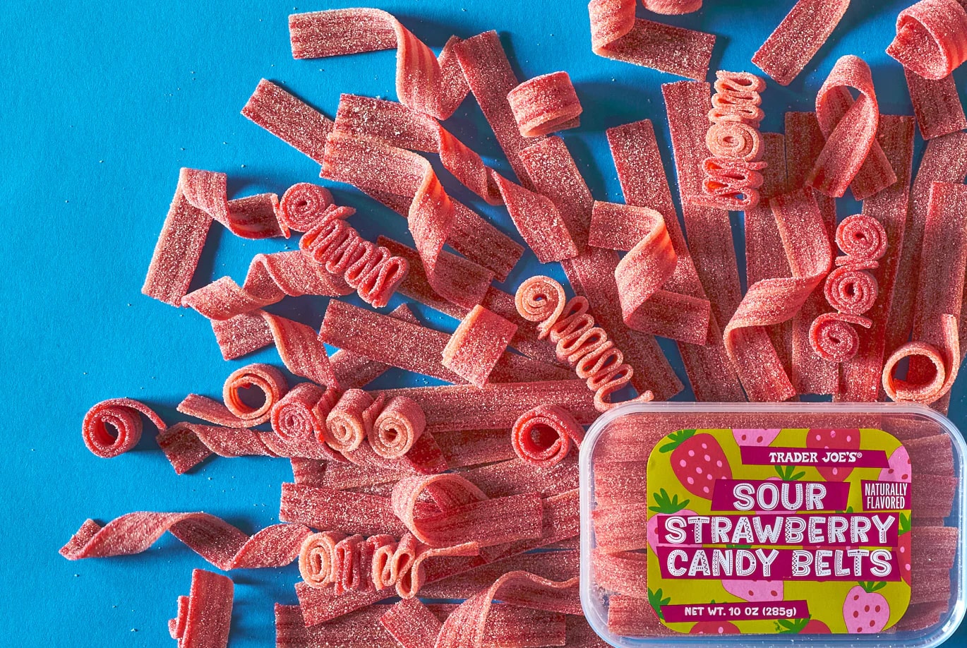 Trader Joe's Sour Strawberry Candy Belts, 10 oz.