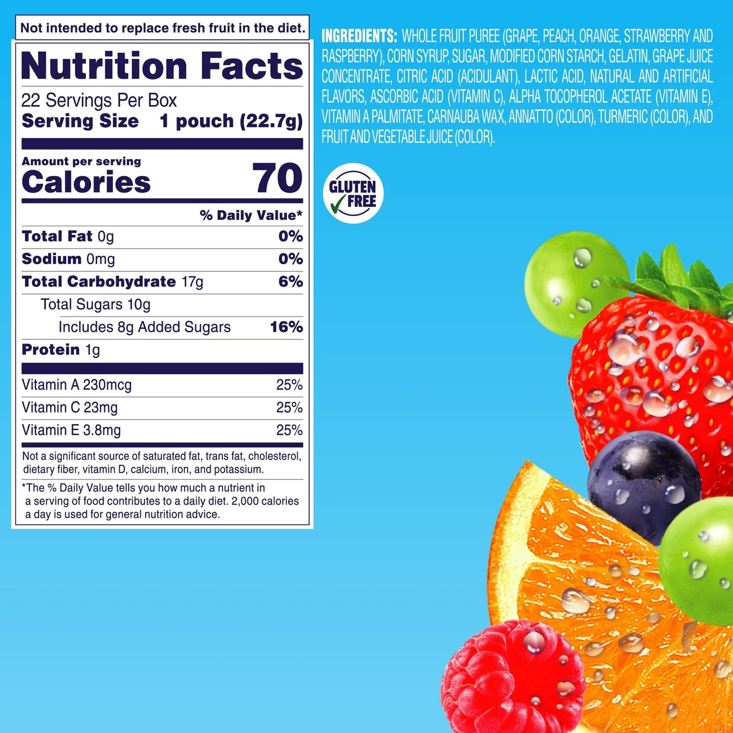 Welch's Fruit Snacks Gluten-Free Mixed Fruit Soft Fruit Snacks