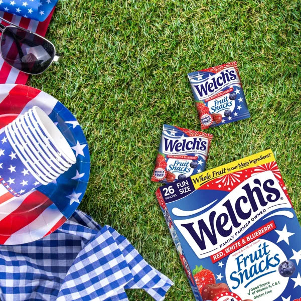 Welch's Fruit Snacks Red, White and Blueberry, 13oz/26ct.