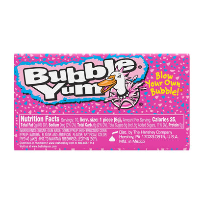 Bubble Yum Original Flavored Chewy Bubble Gum, Pack 2.82 oz