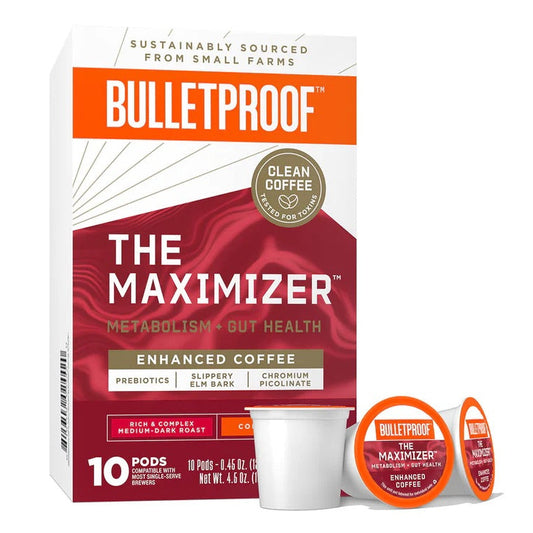 Bulletproof The Maximizer Coffee Pods, Metabolism + Gut Health, 10 ct.
