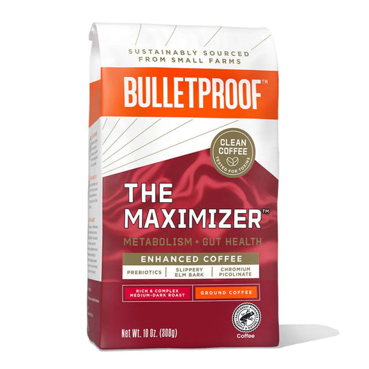 Bulletproof The Maximizer Ground Coffee, Metabolism + Gut Health, 10 oz.