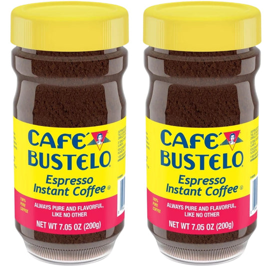 Café Bustelo Espresso Instant Coffee, Dark Roast, 7.05 oz. - 2 Pack