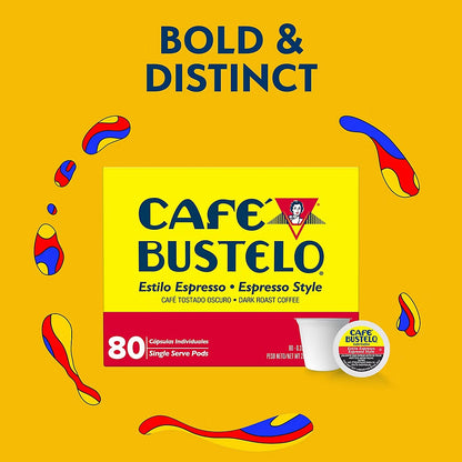 Cafe Bustelo Espresso K-Cup Pods, Coffee Capsules, 80 ct.