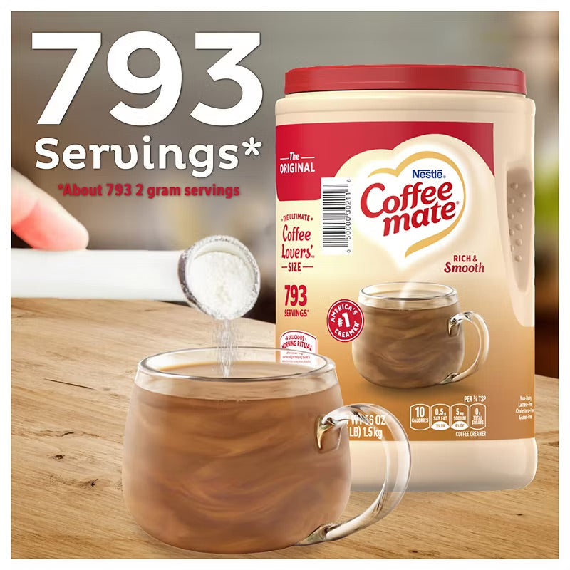 Coffee Mate The Original Powdered Coffee Creamer, 56 oz. - 2 Pack