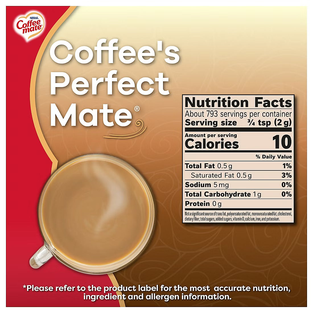 Coffee Mate The Original Powdered Coffee Creamer, 56 oz. - 2 Pack