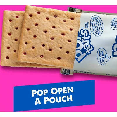 Pop-Tarts Unfrosted Strawberry Toaster Pastries, Breakfast Foods