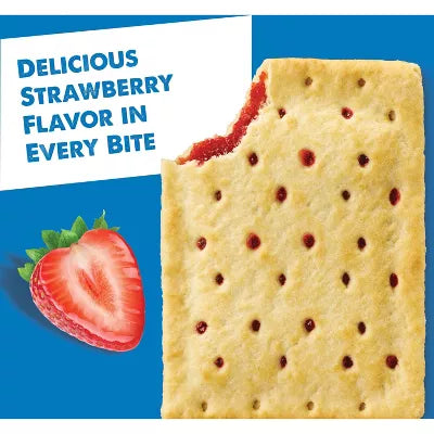 Pop-Tarts Unfrosted Strawberry Toaster Pastries, Breakfast Foods