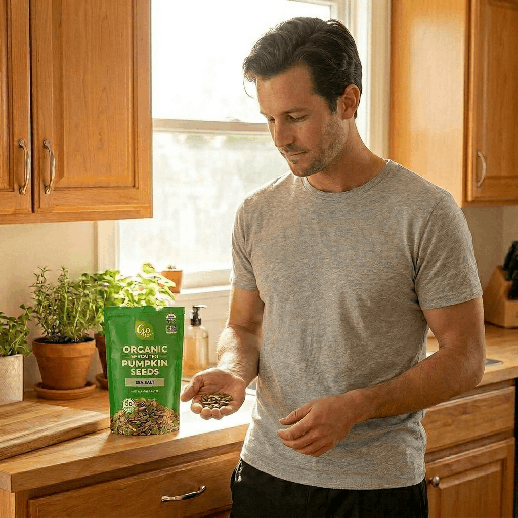 Go Raw Organic Sprouted Pumpkin Seeds with Sea Salt, 18 oz.