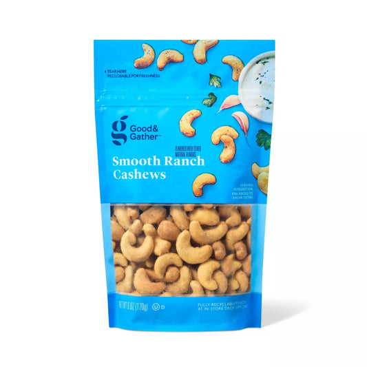 Good & Gather Smooth Ranch Cashews, 6oz.