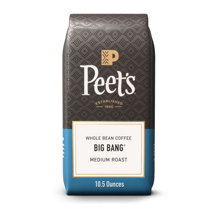 Peet's Coffee Big Bang Medium Roast Whole Bean, 10.5 oz