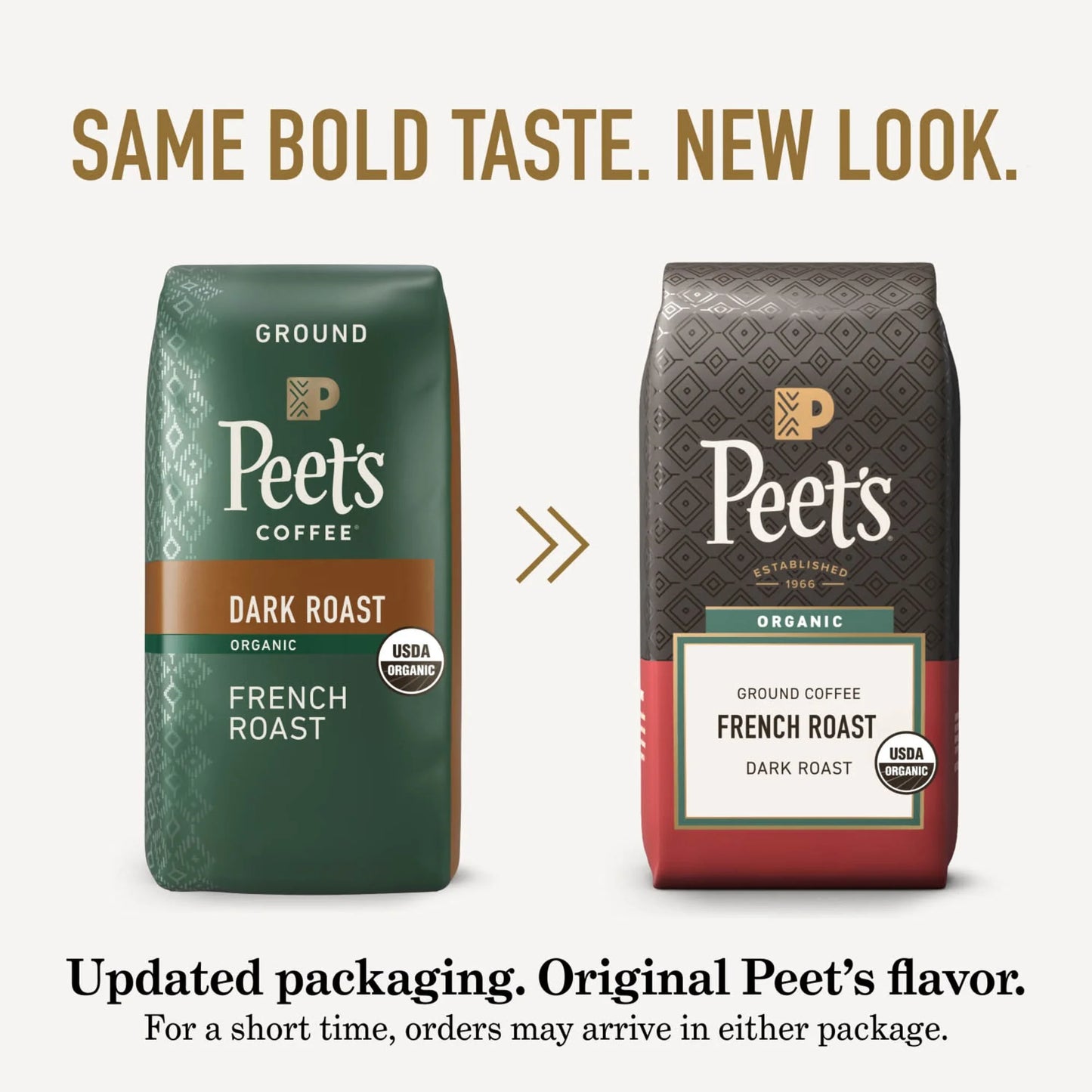 Peet's Coffee Organic French Dark Roast Ground Coffee