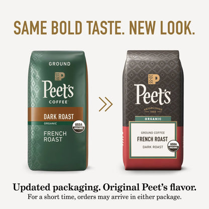 Peet's Coffee Organic French Dark Roast Ground Coffee