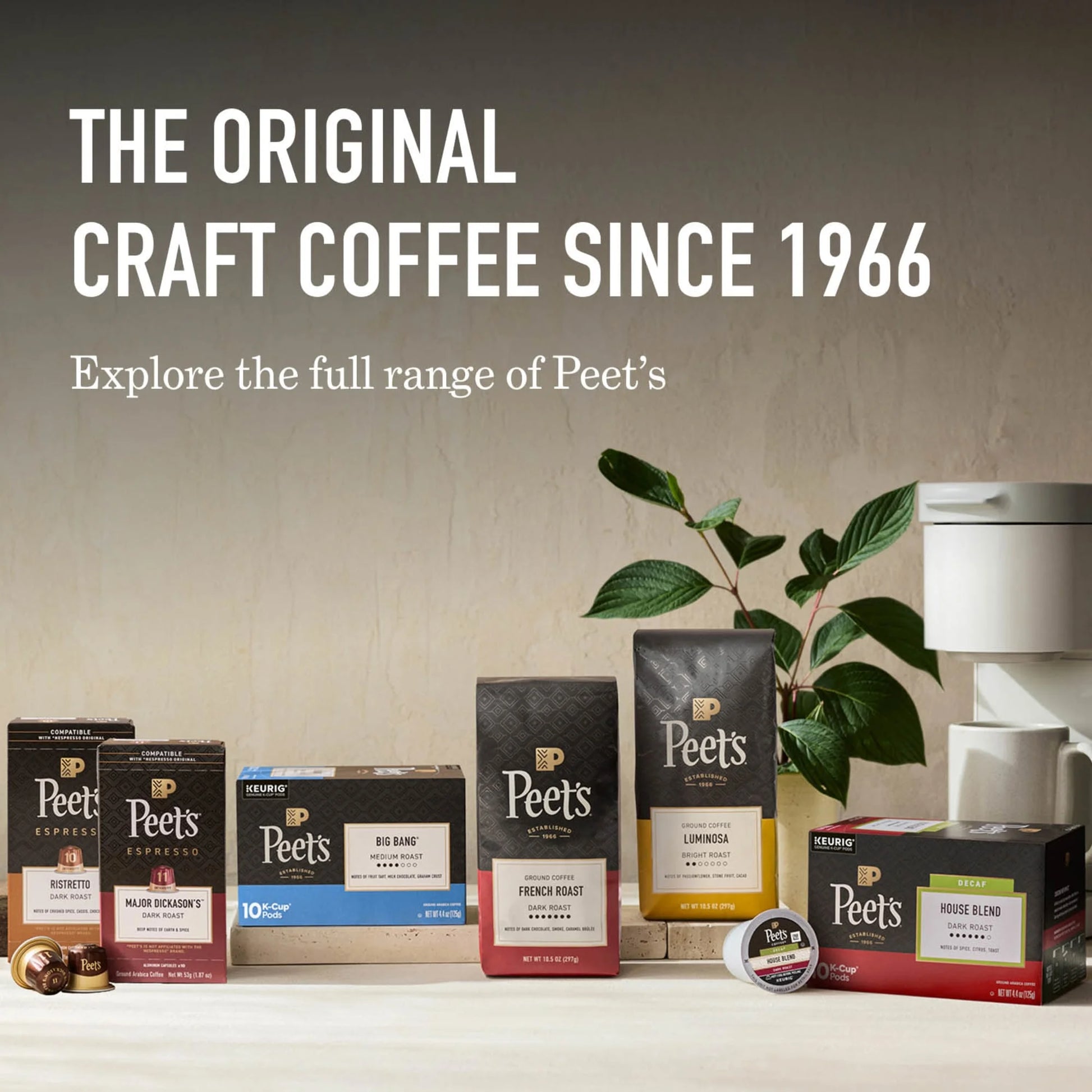 Peet's Coffee Organic French Dark Roast Ground Coffee