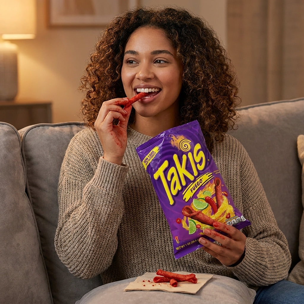 Takis Fuego Spicy Rolled Tortilla Chips Multipack, Snacks, 46 ct.