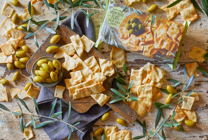 Trader Joe's Green Olive Flats Italian Lingue Crackers, Snacks, 5.29 oz.
