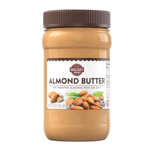 Wellsley Farms Almond Butter with Sea Salt, Spreads, 27 oz.