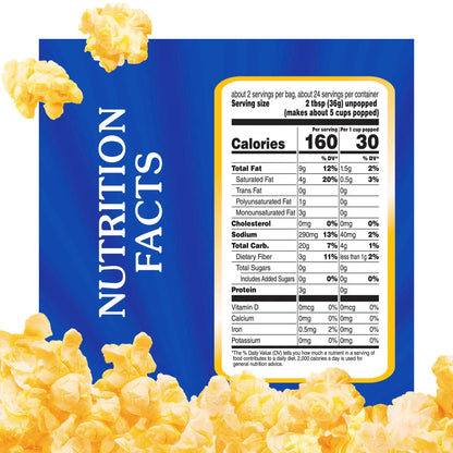 Act II Xtreme Butter Microwave Popcorn, 2.75 oz, 12-Count Bags