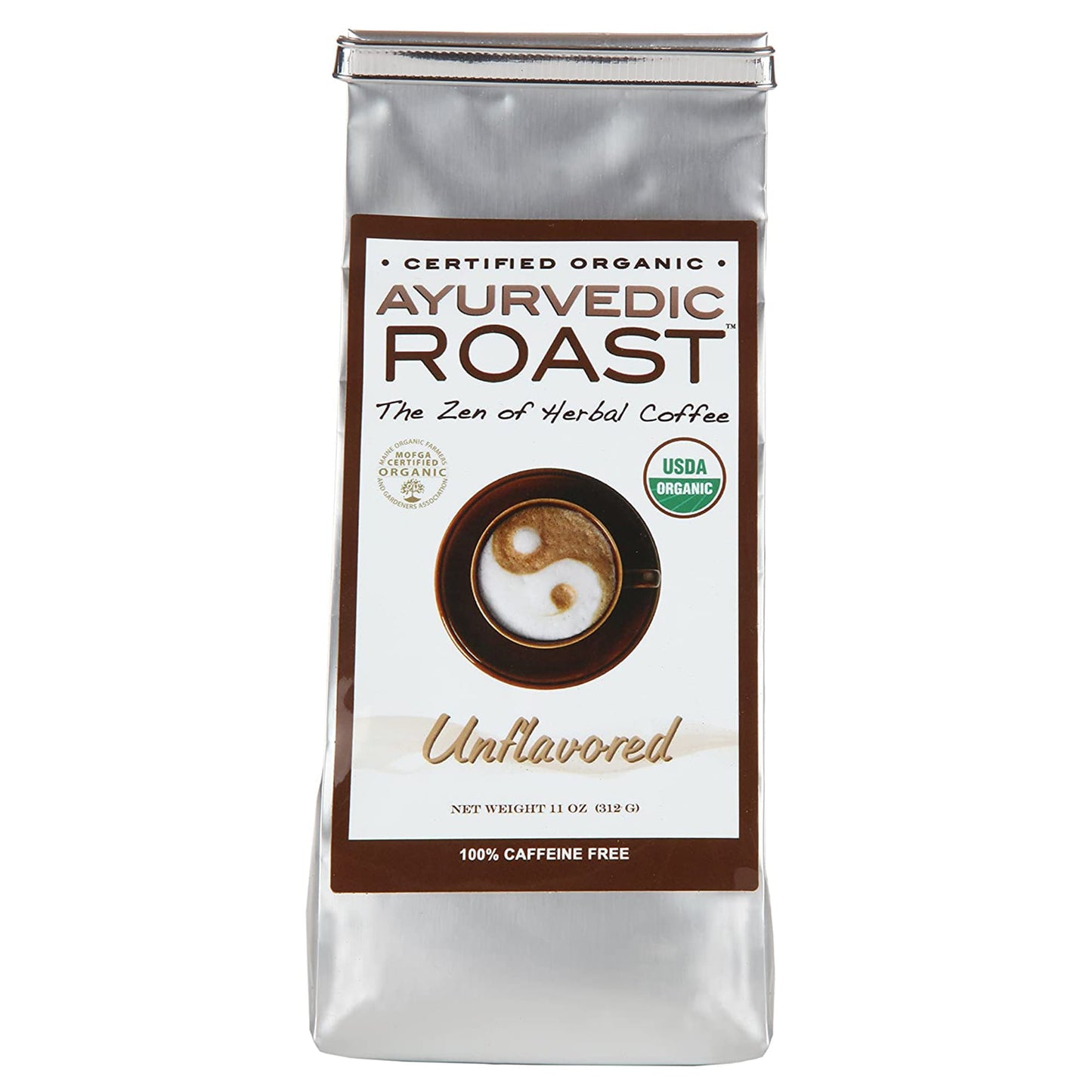 Ayurvedic Roast Unflavored, Organic Coffee Substitute Caffeine Free Grain Coffee, 11 oz
