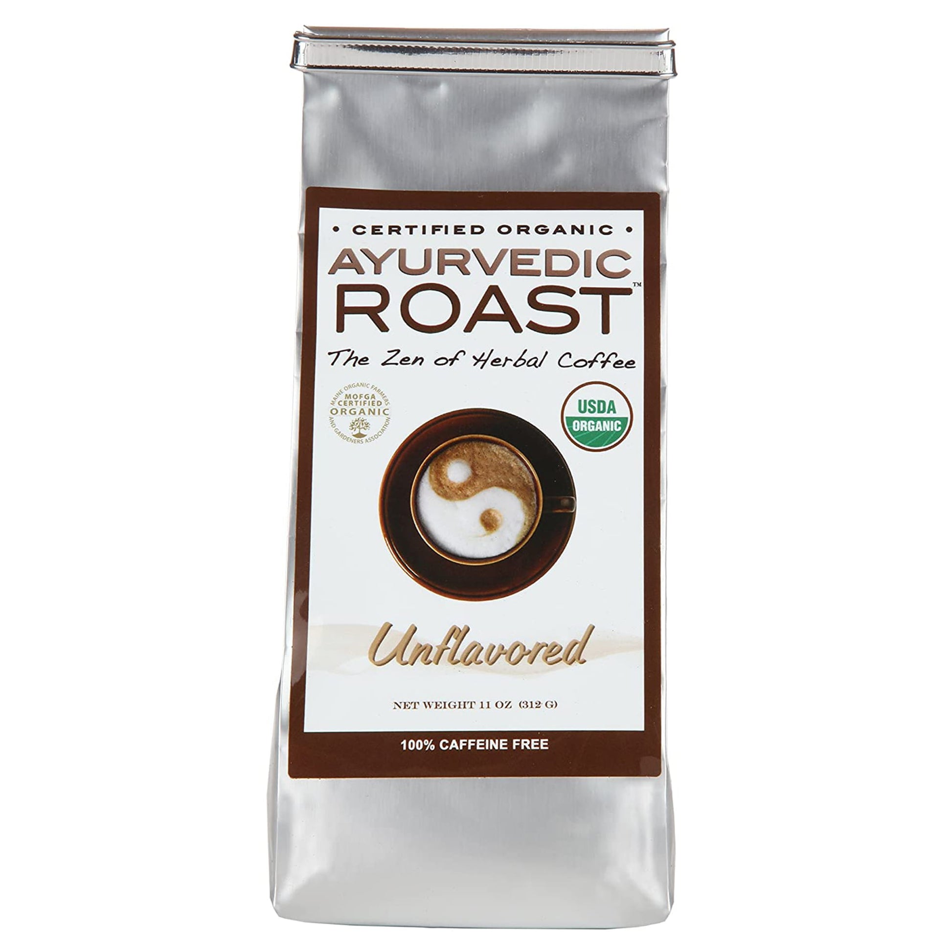 Ayurvedic Roast Unflavored, Organic Coffee Substitute Caffeine Free Grain Coffee, 11 oz