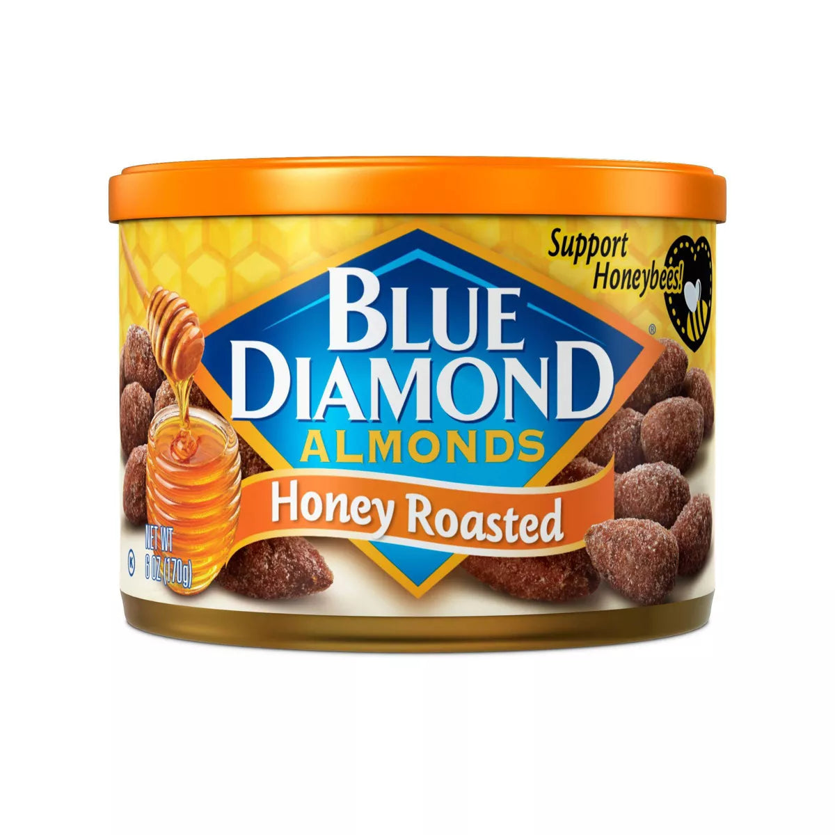 Blue Diamond Almonds Honey Roasted, 6oz.