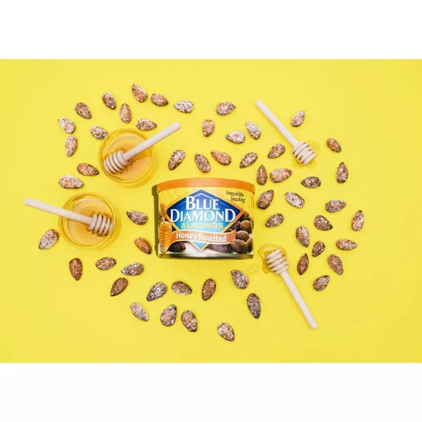 Blue Diamond Almonds Honey Roasted, 6oz.