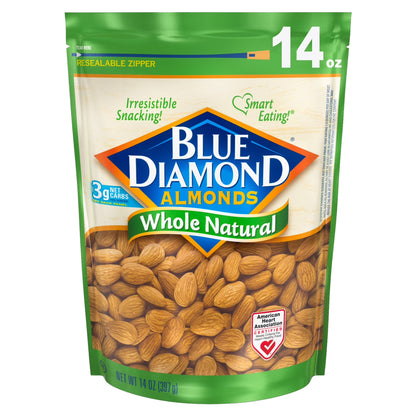Blue Diamond Almonds Whole Natural, 14oz.