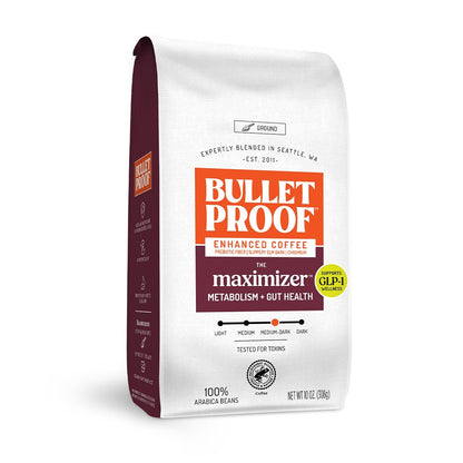 Bulletproof The Maximizer Ground Coffee, Metabolism + Gut Health, 10 oz.