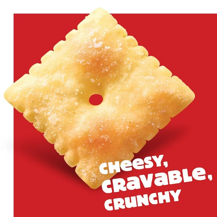 Cheez-It White Cheddar Cheese Crackers, Baked Snack Crackers, 21 oz