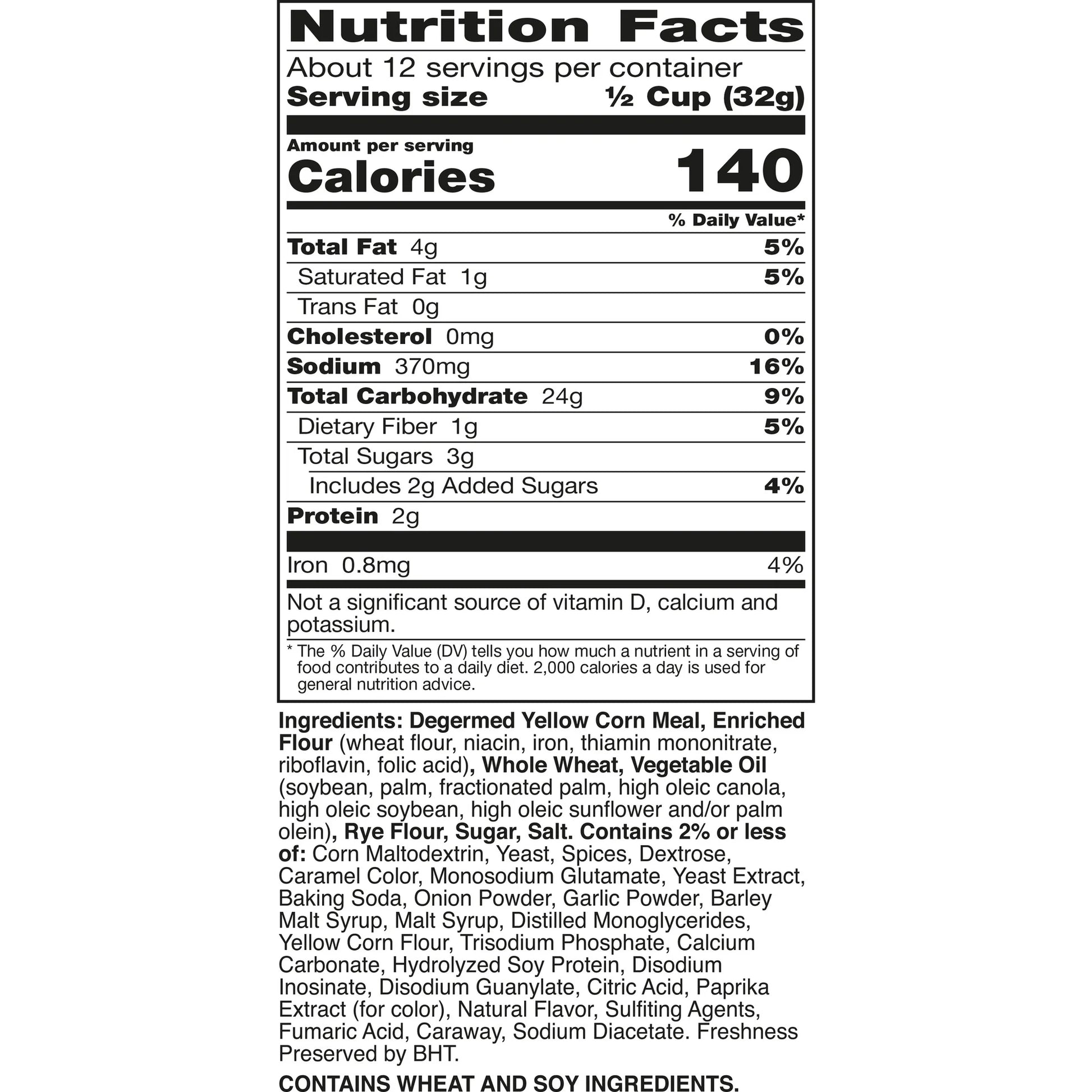 Chex Mix Traditional Original Recipe Snack Mix Family Size 13.5 oz 4 Pack