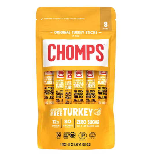 Chomps Original Turkey Sticks, 9.2oz/8ct.