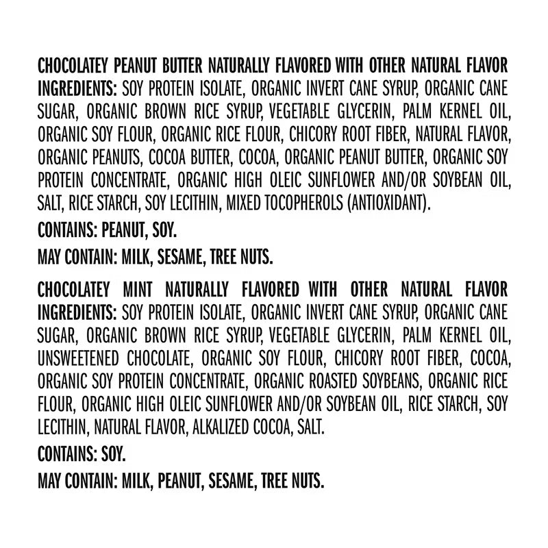 Clif Bar Builders Protein Bar Chocolate Mint and Chocolate Peanut Butter, 20g Protein, 18 ct./2.4 oz.
