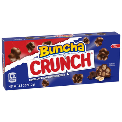 CRUNCH Candy Milk Chocolate Crispy Rice 3.2 oz - 3 Pack